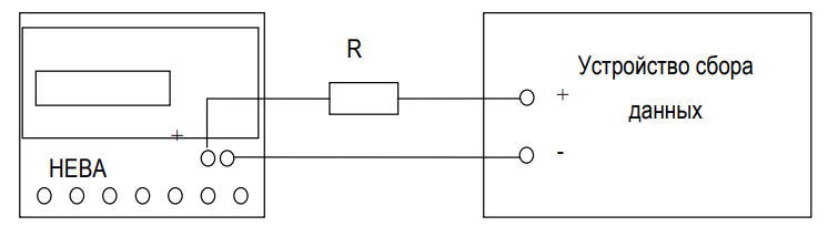 Схема подключения основного передающего устройства